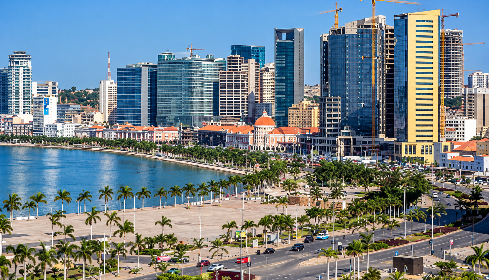 Marginal de Luanda and the contemporary skyline of Angola’s capital