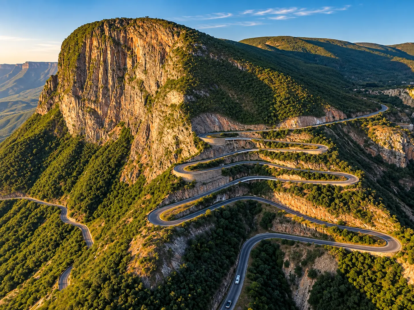 Serra da Leba road in Angola as a symbol of strategic navigation